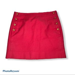 J. Crew Nautical Pink Skirt